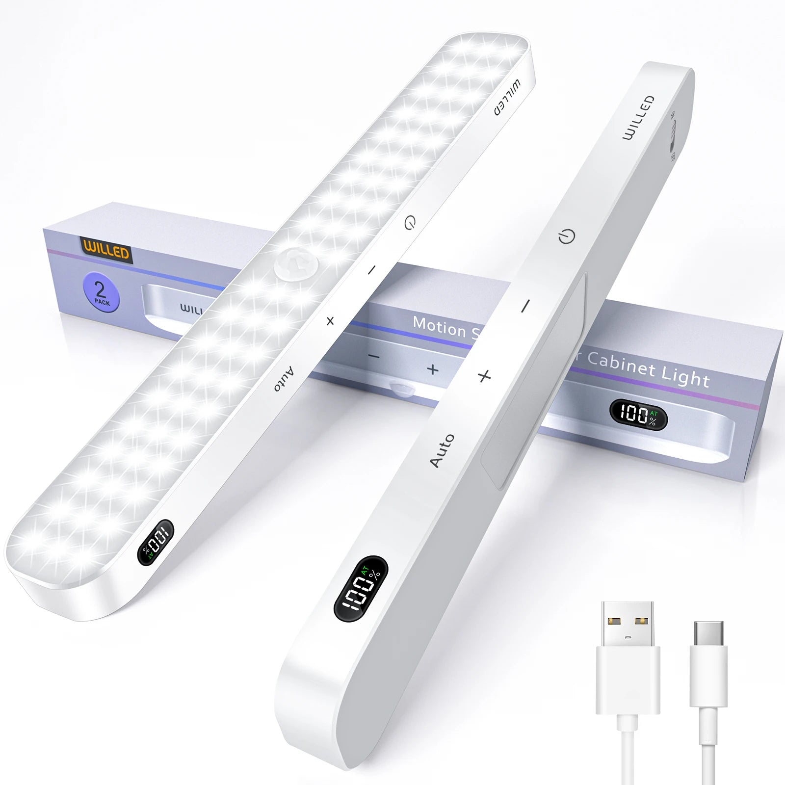 Barre LED Tactile 60 LED Capteur de Mouvement — CLEVI Paris