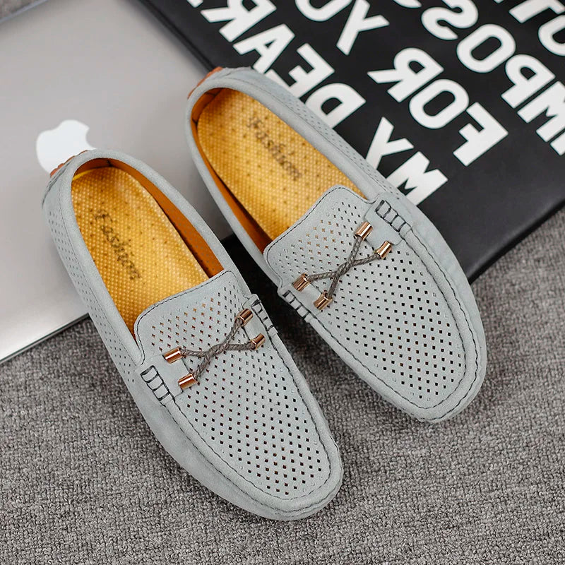 Mocassins Homme Cuir Suédé – CLEVI Paris