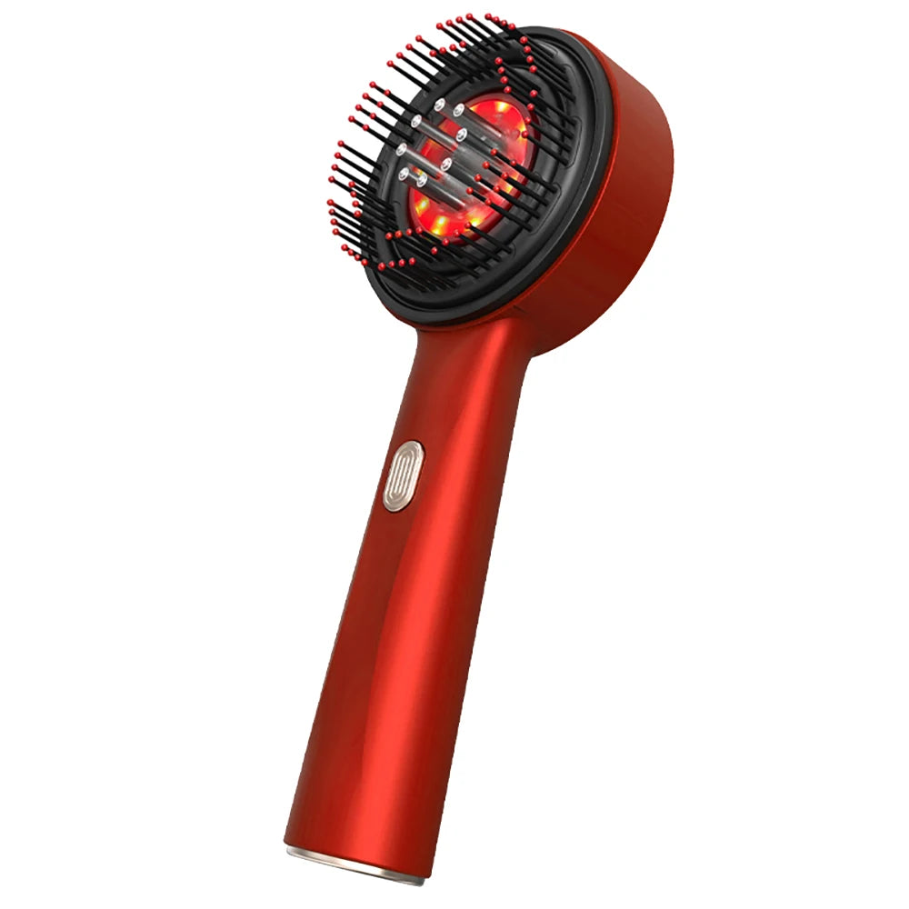 Peigne Massant Électrique Cuir Chevelu LED Huile Anti-Chute — CLEVI Paris