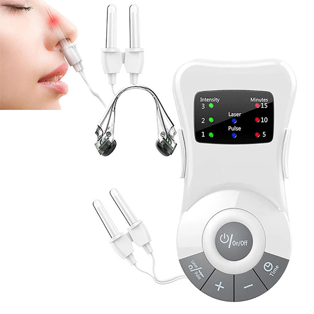 Dispositif Soin Nasal Rhinite Hailicare Pulse Basse Fréquence & Laser Cils Nasaux – CLEVI Paris