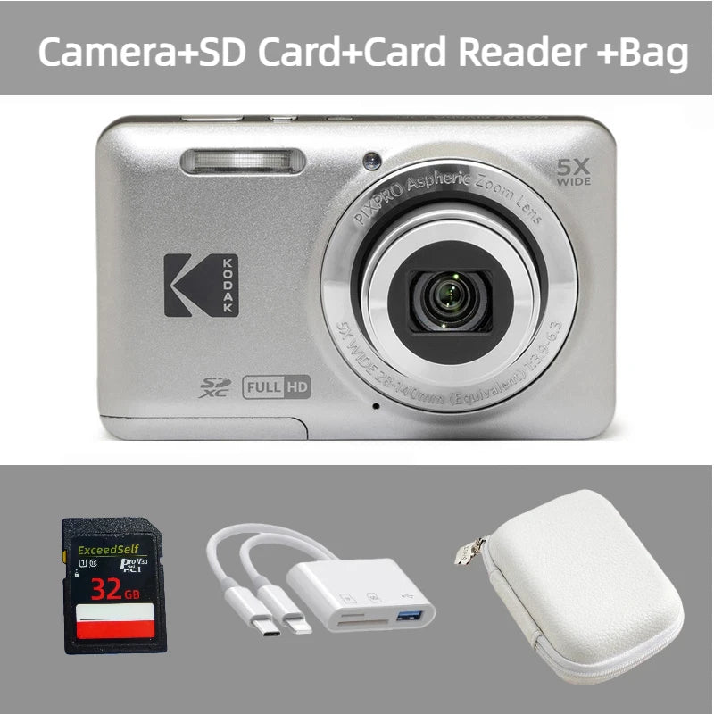 Kodak PIXPRO FZ55 Appareil Photo Compact 16MP Zoom 5x Grand Angle 28mm | Vidéo 1080p