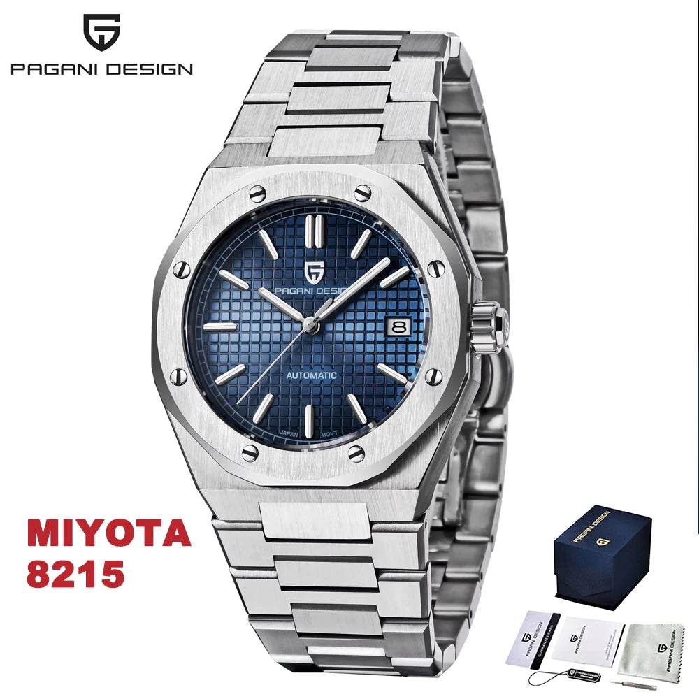 Montre Automatique Homme Pagani Design Miyota 8215 Saphir Acier 10 Bar 8 Coloris – CLEVI Paris