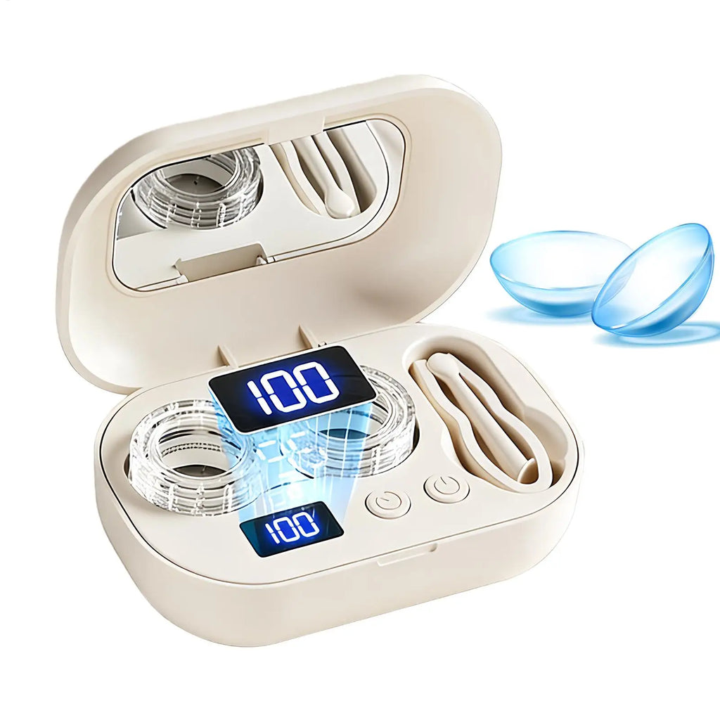 Nettoyeur Ultrasonique Rechargeable pour Lentilles de Contact | Boîtier Portable Type-C | Unisexe – CLEVI Paris