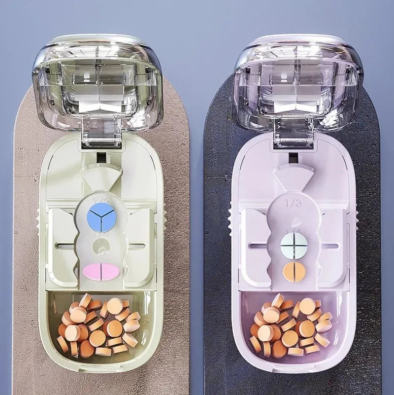 Coupe-comprimés portable avec rangement – CLEVI Paris