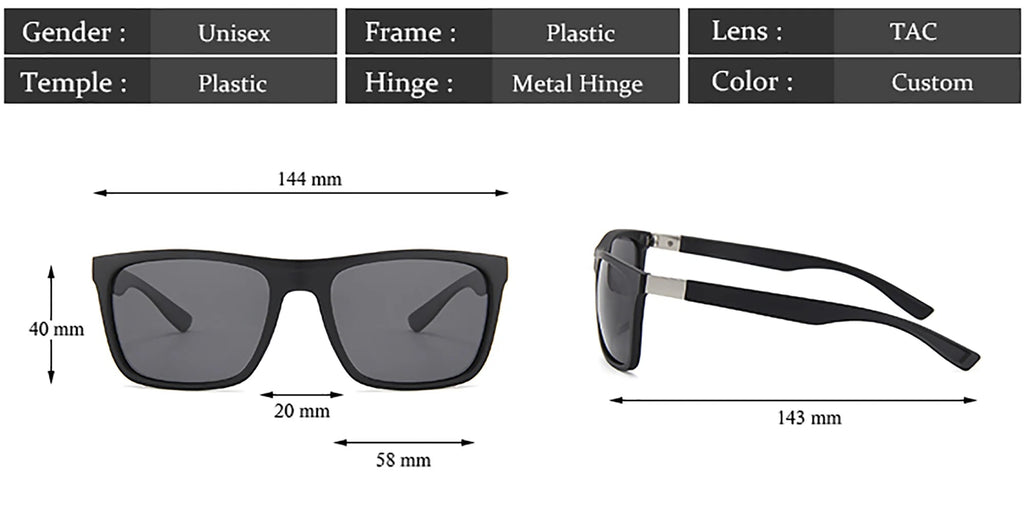 Lunettes de Soleil Polarisées Sport UV400 Homme Conduite & Outdoor – CLEVI Paris