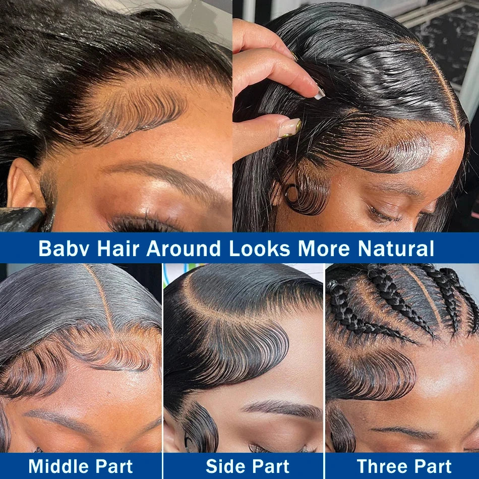 Perruque bob Deep Wave cheveux humains – CLEVI Paris