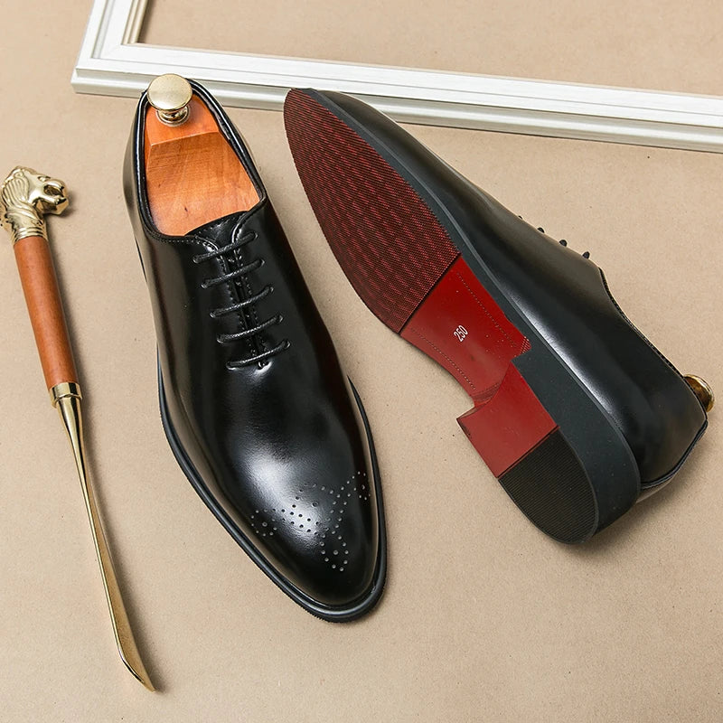 Chaussures Oxford Homme Élégantes – Lacets, Semelle Caoutchouc – CLEVI Paris