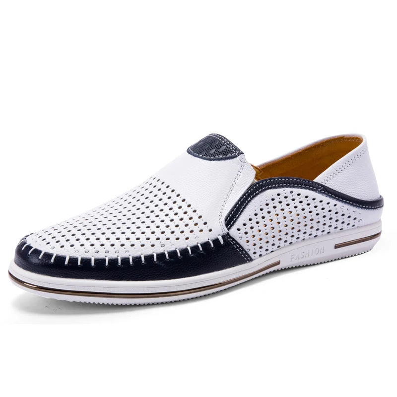 Mocassins Homme Cuir Véritable Respirants – CLEVI Paris