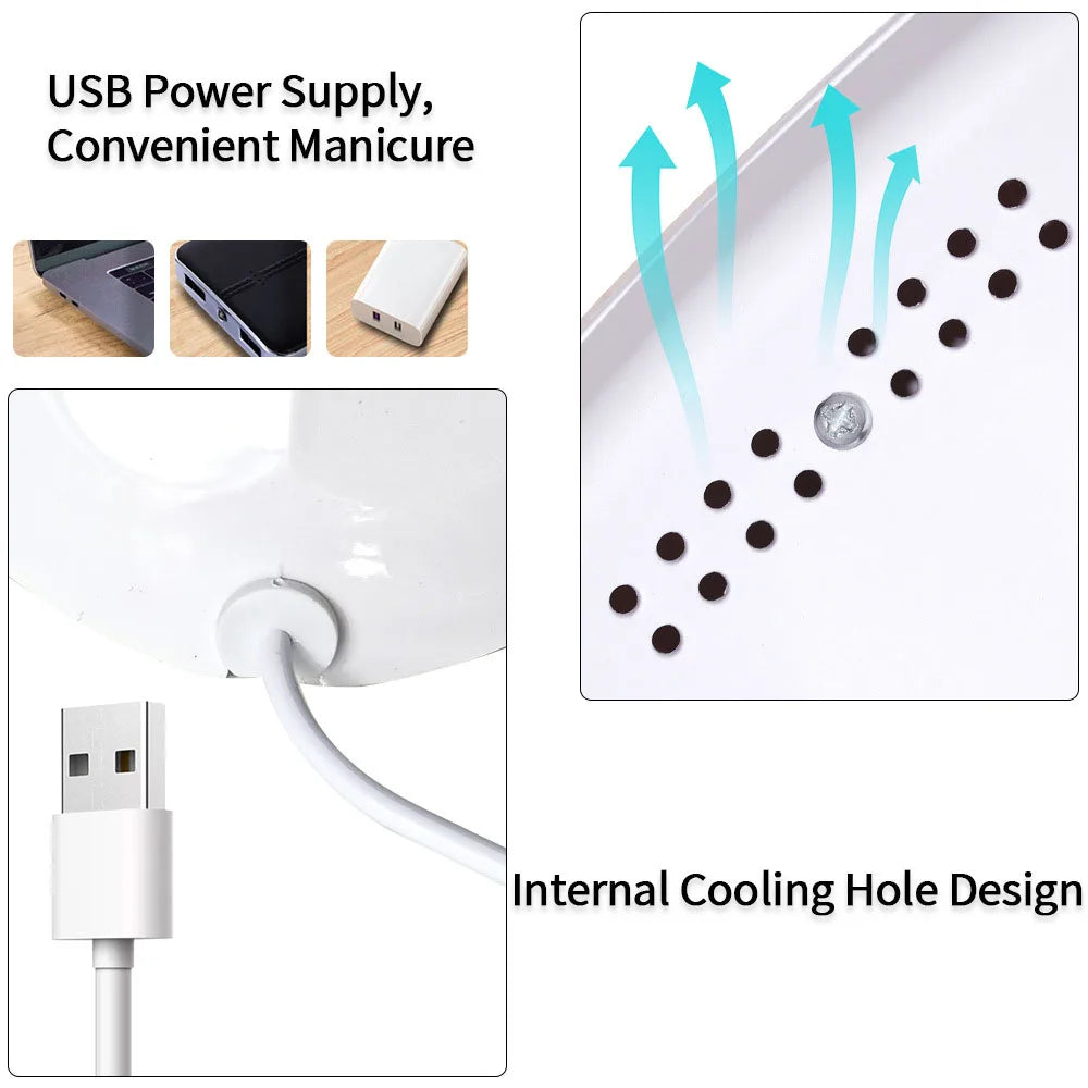 Lampe UV LED 88W Ongles Gel — 18 LEDs, Minuterie 60/80/99s, Protection Yeux | CLEVI Paris