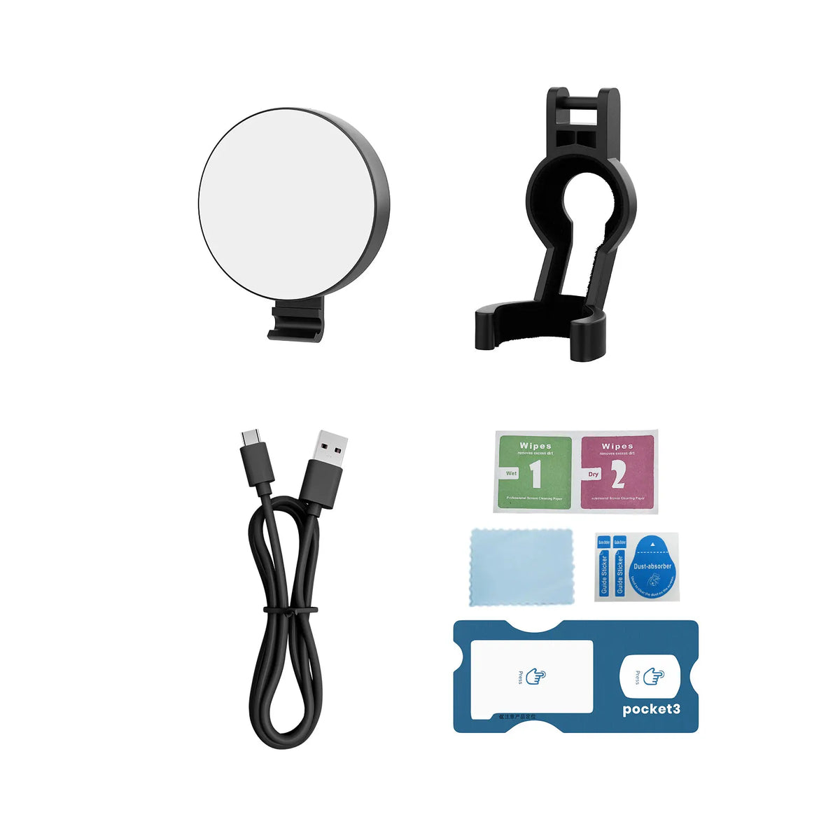 Lampe LED DH704 pour Osmo Pocket 3 – CLEVI Paris