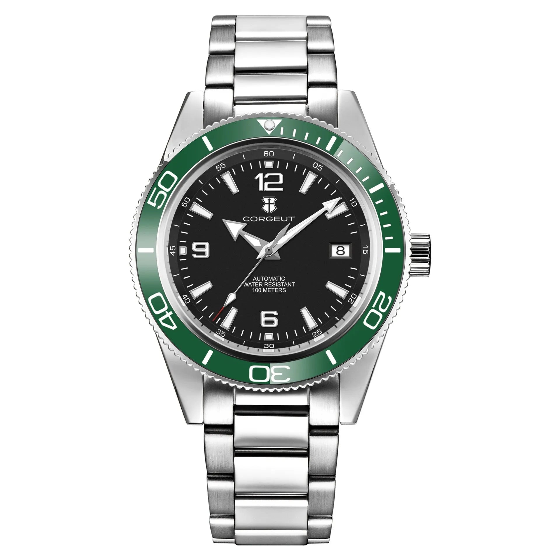 Montre Automatique Homme Corgeut 41mm Saphir Lunette Céramique 200m – CLEVI Paris