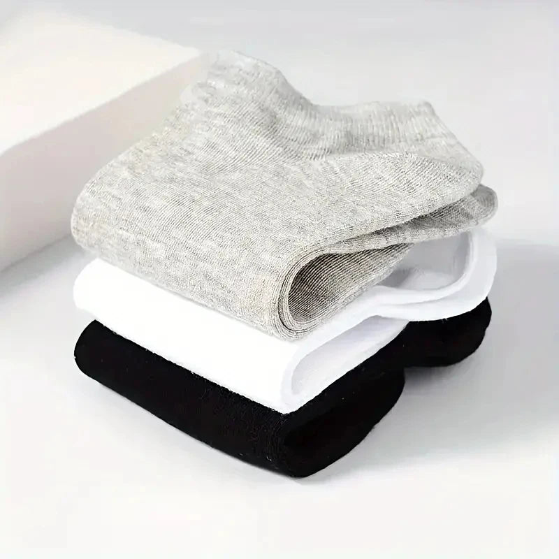 Chaussettes Basses Unisexes — Lot de 5 à 50 paires — CLEVI Paris
