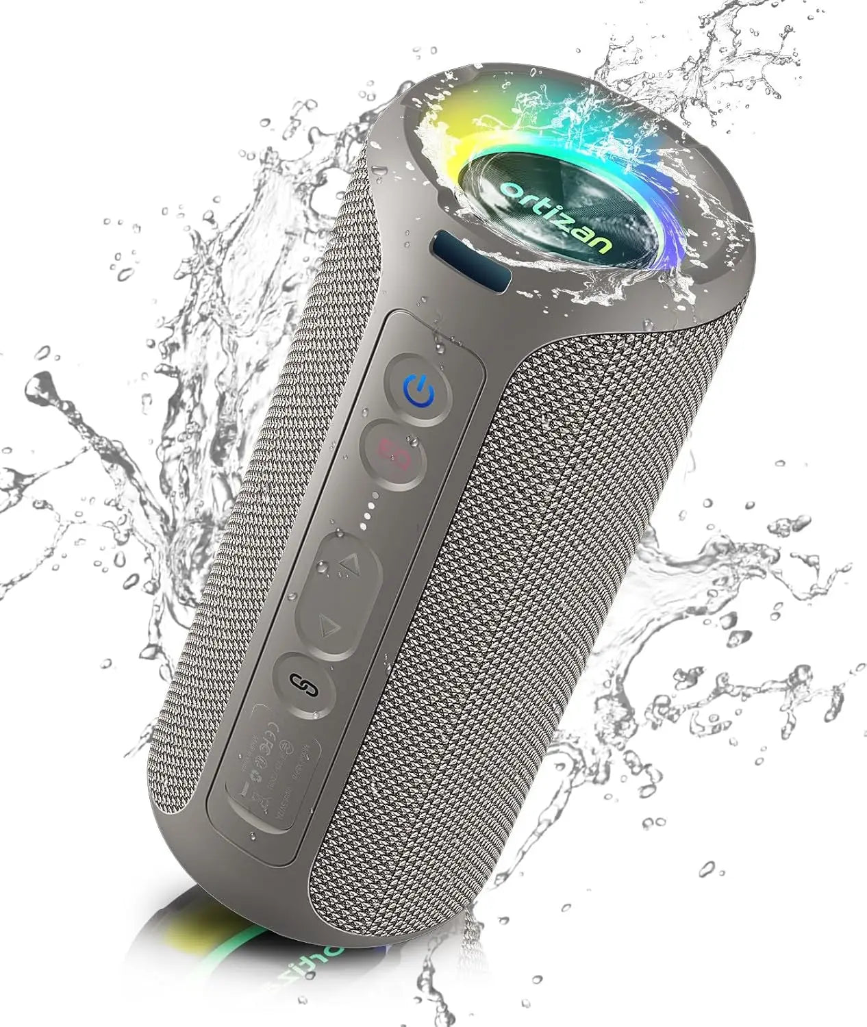 Enceinte Bluetooth 40W – IPX7, LED 7 Couleurs, TWS, 3 EQ, 6600mAh | Ortizan X8 Pro
