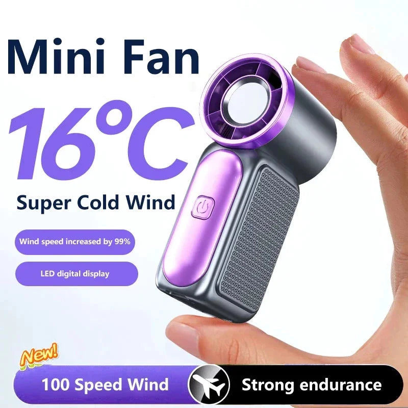 Mini Ventilateur Portable 3600mAh – Turbo Pocket Fan Outdoor