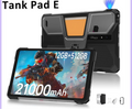 Tablette Robuste Unihertz Tank Pad E – Projecteur DLP, 21000mAh, 50MP, Android 14, 4G – CLEVI Paris
