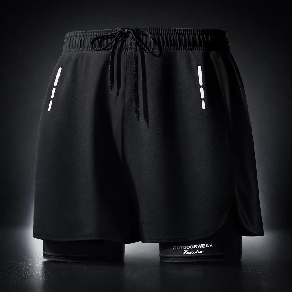 Short de Bain Homme Séchage Rapide – Compression Liner Beach & Gym