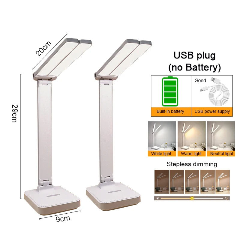 Lampe de Bureau LED Pliable — CLEVI Paris