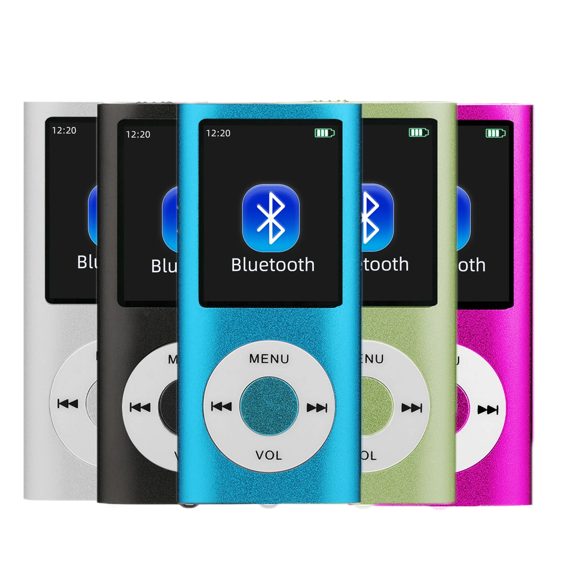 NVPONE Lecteur MP3 Aluminium Écran LCD 1,8" Bluetooth FLAC TF 64Go 8h – CLEVI Paris