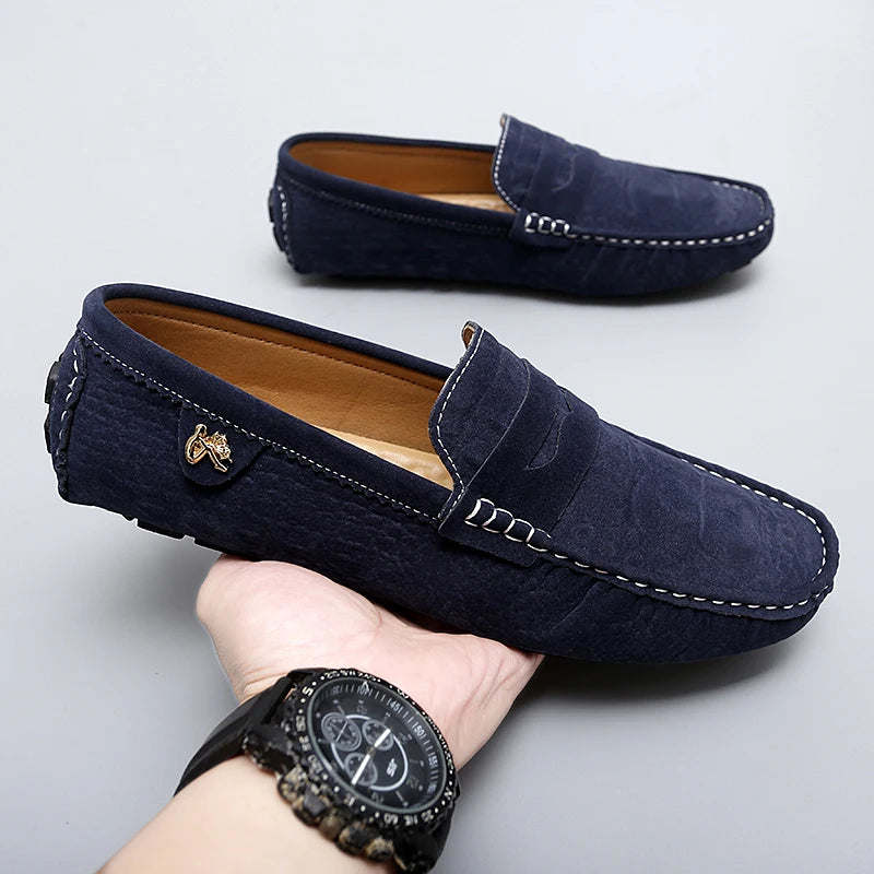 Mocassins Loafers Homme – Cuir PU Respirants Semelle Massage Casual Bureau Conduite 6 Coloris Pointures 36–48 – CLEVI Paris