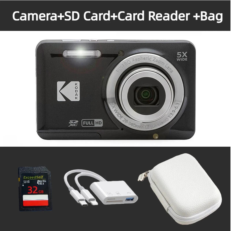 Kodak PIXPRO FZ55 Appareil Photo Compact 16MP Zoom 5x Grand Angle 28mm | Vidéo 1080p