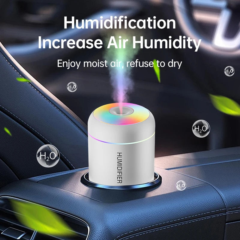 Humidificateur Mini USB | Diffuseur d’Arômes Ultrasonique 180 ml, Maison & Voiture – CLEVI Paris