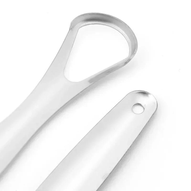 Gratte-Langue Inox Réutilisable — CLEVI Paris