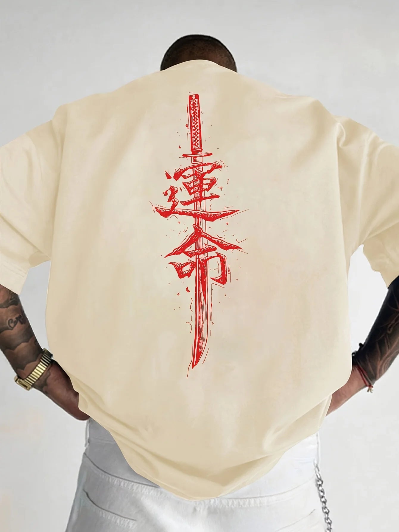 T-Shirt Unisexe Imprimé Samouraï Japonais 100% Coton Manches Courtes 15 Coloris – CLEVI Paris