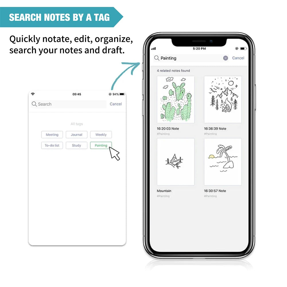 NEWYES SyncPen3 – Stylo Numérique Intelligent + Carnet Connecté & Tablette LCD – OCR Bluetooth