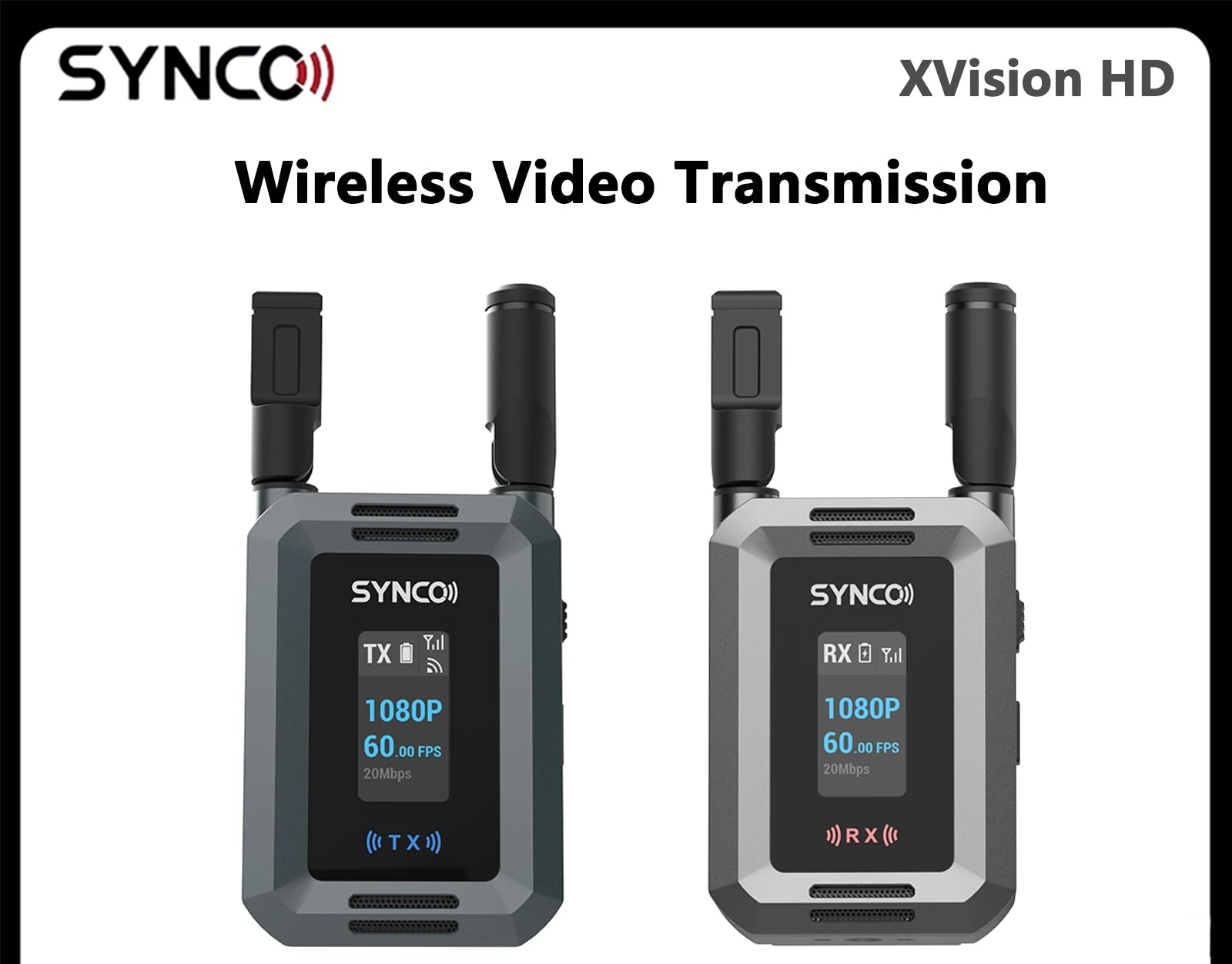 SYNCO Xvison HD Système Transmission Vidéo Sans Fil 1080P 200m Latence 40ms – CLEVI Paris