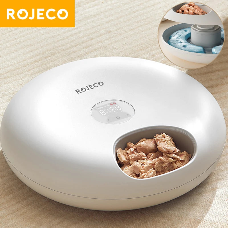 Mangeoire automatique pour chat, 6 repas – CLEVI Paris