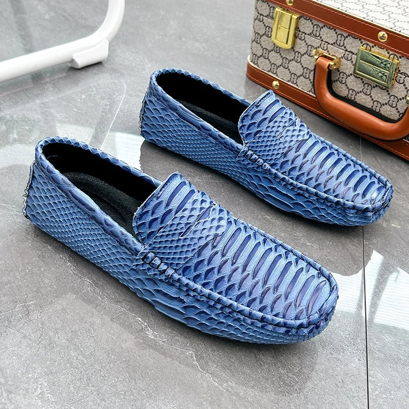 Mocassins Homme Daim Style Italien Coloré Slip-On | 5 Coloris, Tailles 38-48 – CLEVI Paris