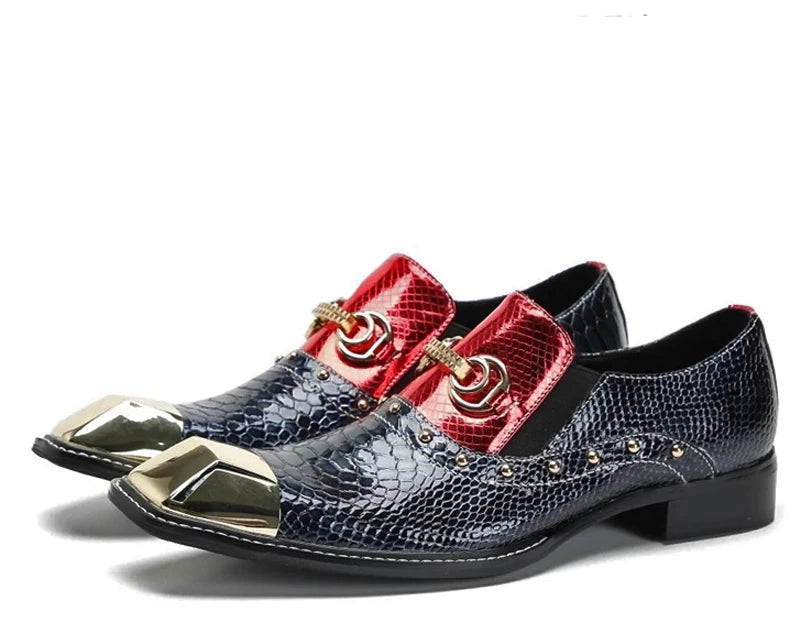 Oxfords Homme Bout Métal Doré – CLEVI Paris