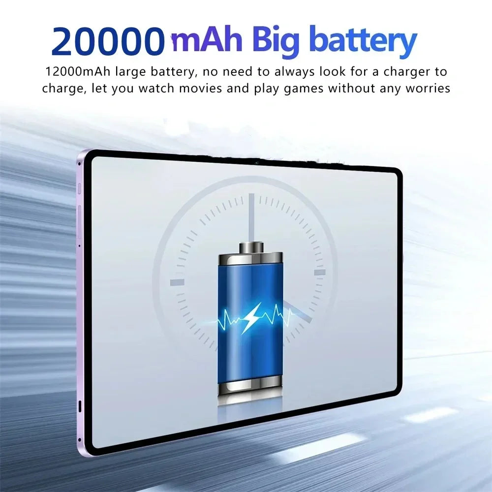 Tablette Android 11" Snapdragon 8 Gen3 20000mAh 5G 2560x1600 48MP Clavier Stylet – CLEVI Paris