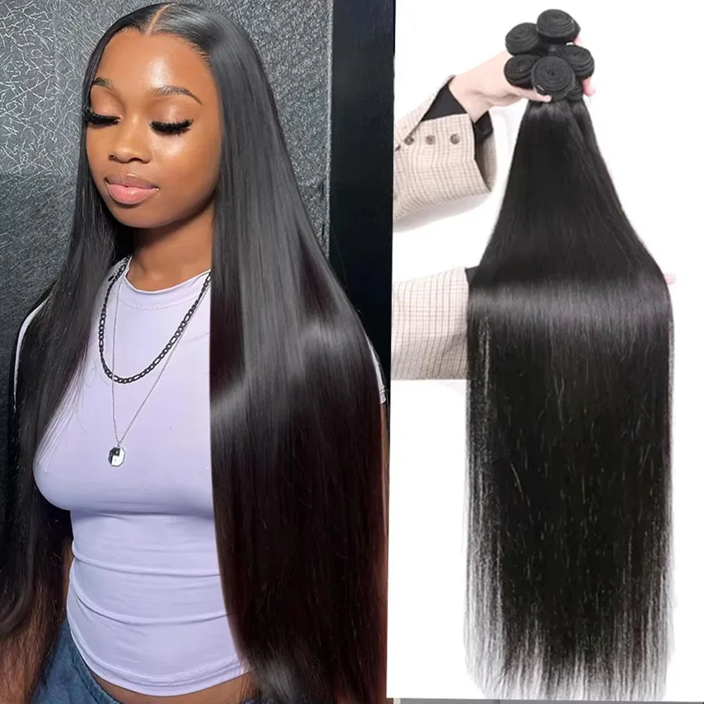 Extensions Cheveux Humains Brésiliens Lisses Remy Hair – CLEVI Paris