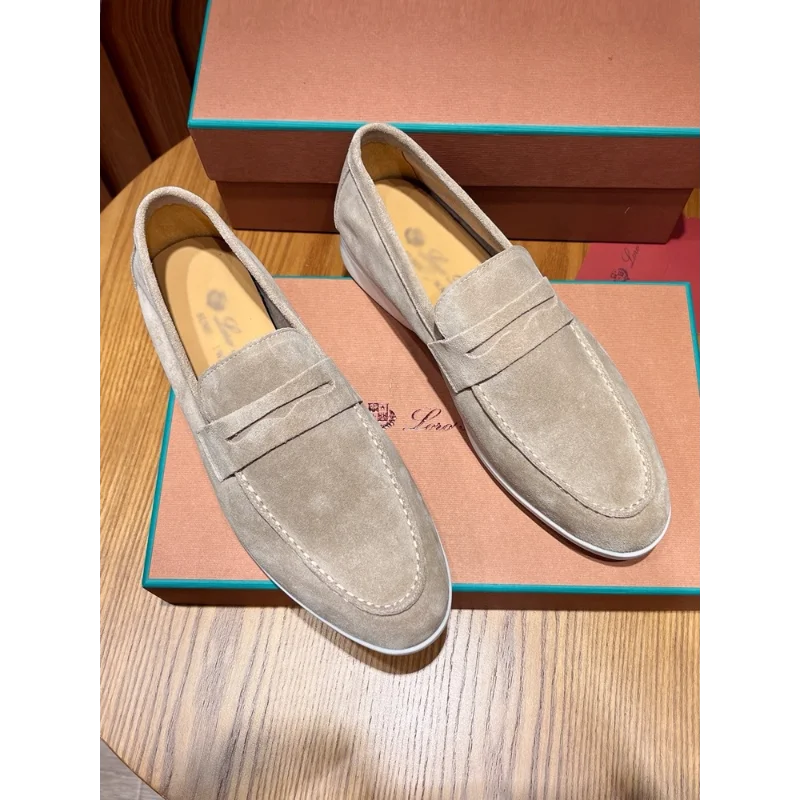 Mocassins Homme Daim Vachette Respirant Business Casual Low-Top EU 38-45 – CLEVI Paris
