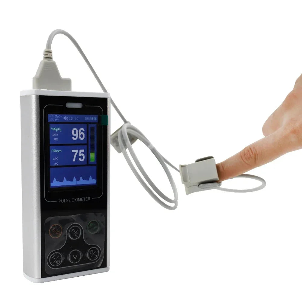 Oxymètre Portable Contec CMS60D1 Écran 2,8" SpO2 24h Sonde Adulte Enfant Néo – CLEVI Paris