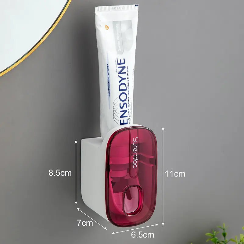 Distributeur Automatique de Dentifrice Mural avec Porte-Brosse — CLEVI Paris