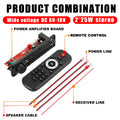 ARuiMei Carte Décodeur Amplificateur DIY TPA3116 Bluetooth 5.0 50W/200W MP3 FLAC USB TF FM – CLEVI Paris