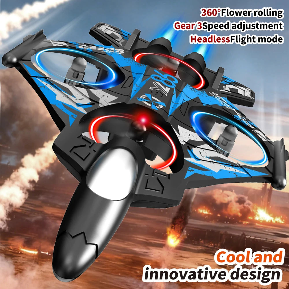 Mini Drone RC Mousse YL85/YL86 – WiFi 2,4G, Caméra, LED, Cascades 360°, Mode Sans Tête – CLEVI Paris