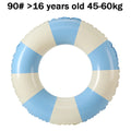 Bouée Gonflable Vintage Rayée – Anneau de Piscine Été 60 à 90 cm – Femme & Adulte