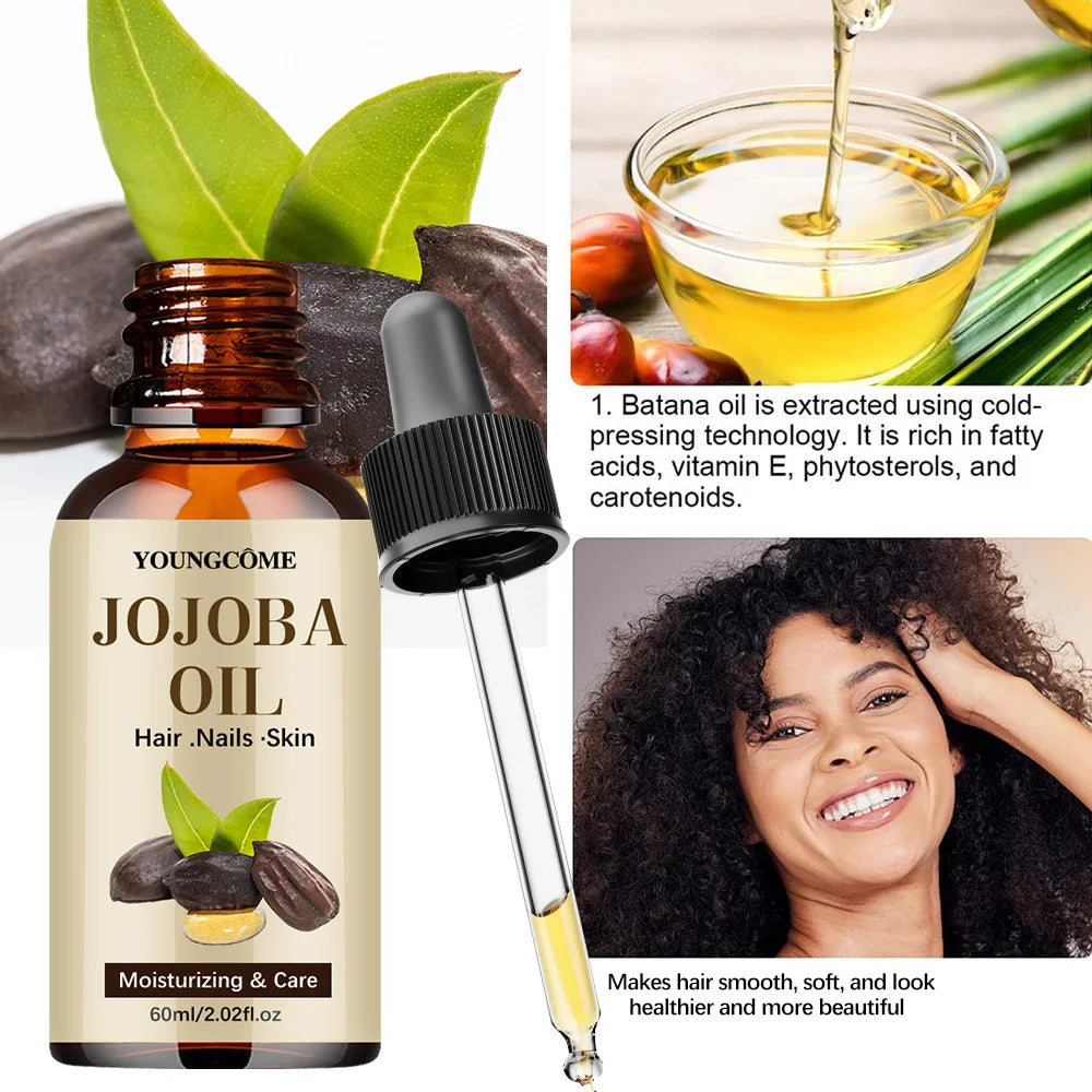 Huile de Jojoba Bio YOUNGCOME | Pressée à Froid & Pure | Cheveux, Visage, Peau & Ongles | Certifiée CPNP – CLEVI Paris
