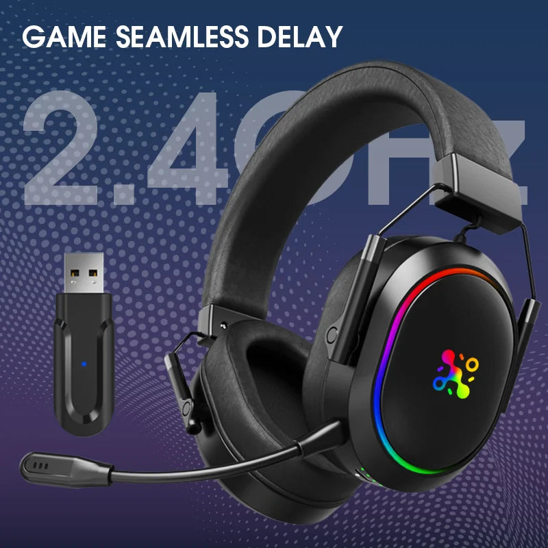 LDON FO2 Casque Gaming Sans Fil Bluetooth 2.4GHz 50h PS5/PS4/PC – CLEVI Paris