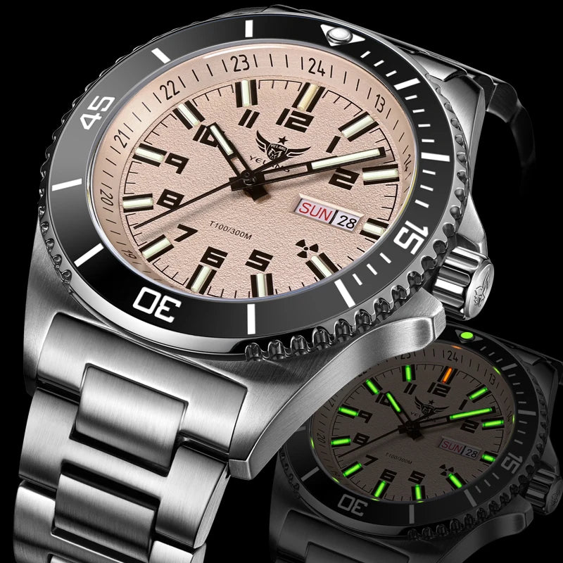 Montre YELANG V1031 Diver Automatique Homme Saphir Miyota 8205 300M – CLEVI Paris