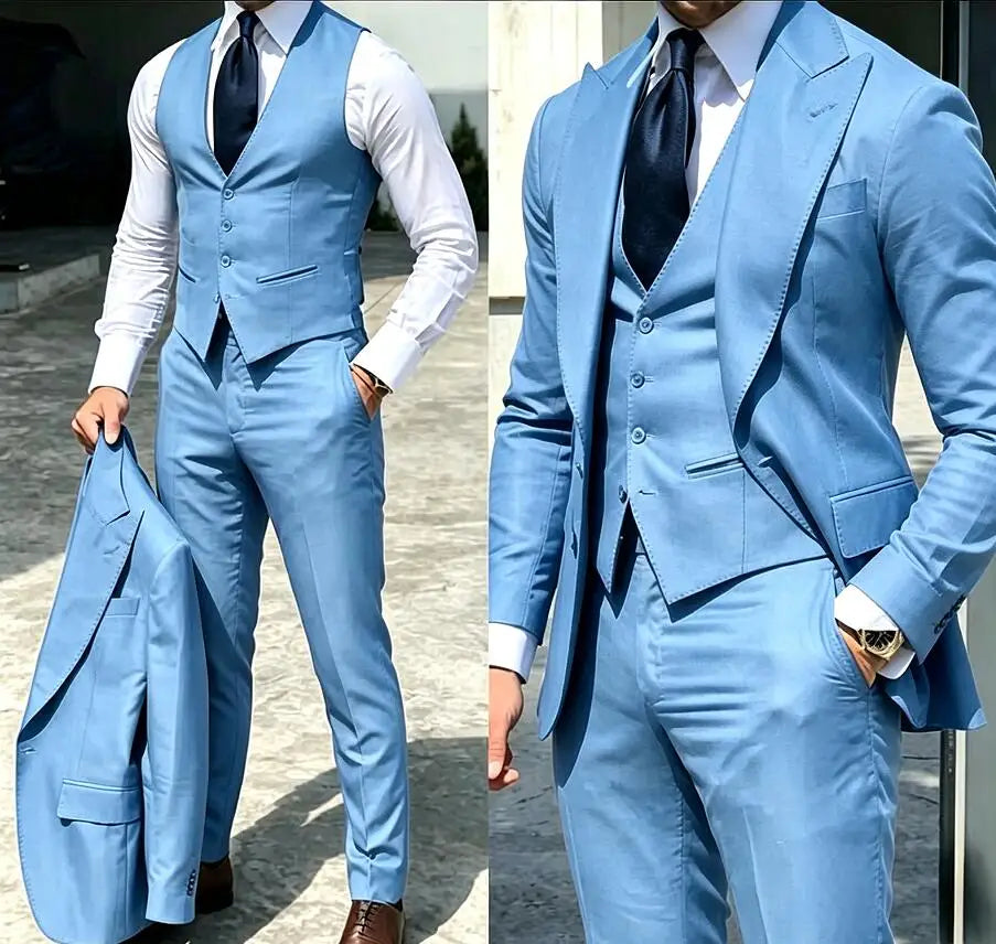 Costume homme 3 pièces pour mariage – CLEVI Paris