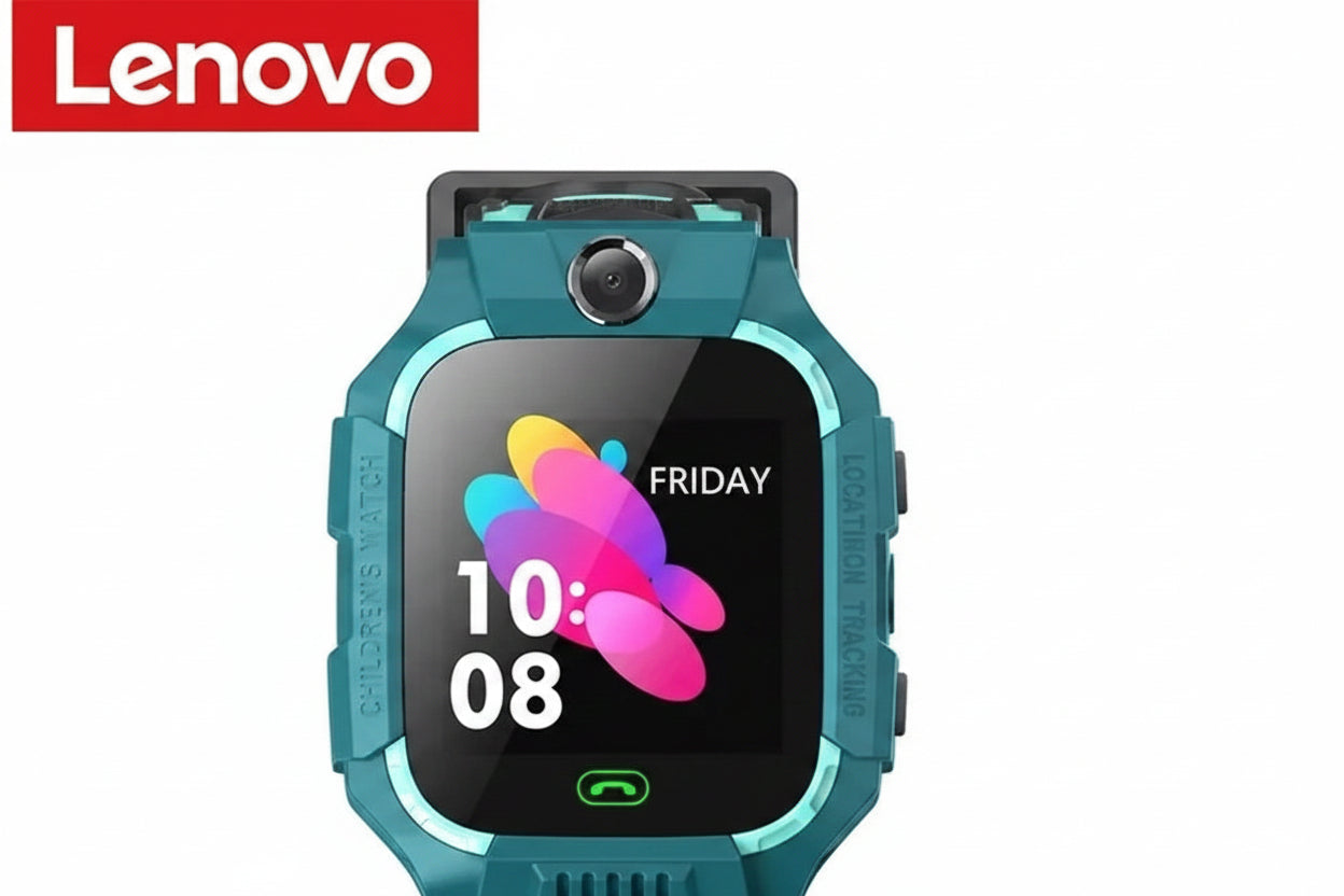 Montre Connectée Enfant Lenovo Caméra SIM GPS SOS Étanche 3-12 ans – CLEVI Paris