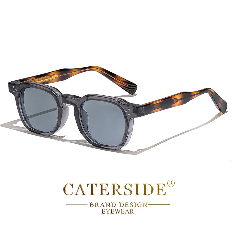 Lunettes de Soleil Caterside Style Punk Petit Cadre Carré UV400 Unisexe – CLEVI Paris