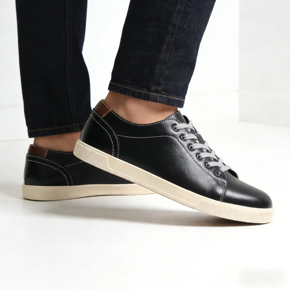 Sneakers Homme Légères Respirantes Casual Lacets Multicolores – CLEVI Paris
