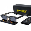 Lunettes de Soleil Caterside Style Punk Petit Cadre Carré UV400 Unisexe – CLEVI Paris
