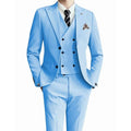 Costume homme 3 pièces uni, veste et gilet – CLEVI Paris