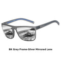 Lunettes de Soleil Carrées Polarisées TR90 UV400 Anti-Reflets Unisexe 23 Coloris – CLEVI Paris